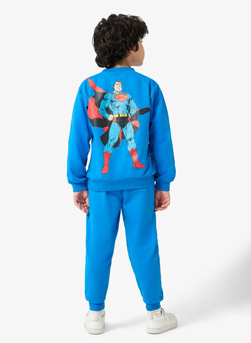 SUPERMAN Kids Superman Sweatshirt And Sweatpants - Image 2